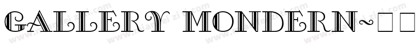 gallery mondern字体转换